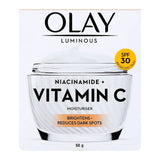 Olay Vitamin C Face Cream with SPF30 l Brightens Skin and Reveals Glow | Smooth Texture with Niacinamide l Paraben and Sulphate Free (50g)