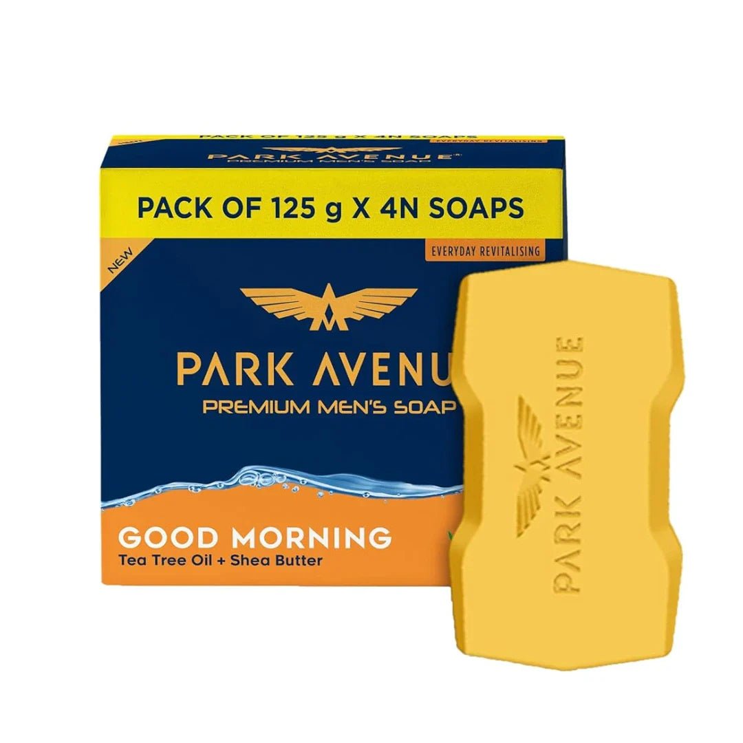 pagmsop - Park Avenue Premium Men’s Soaps for Bath – Good Morning | 125g (Pack of 4) - Looknstyle