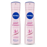 Nivea Pearl & Beauty Deodorant for Women - 150ml (Pack of 2)