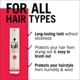 Schwarzkopf Taft Phyto Keratin Hair Spray Hold 4, Strengthens Hair (250ml)