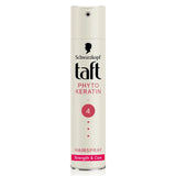 Schwarzkopf Taft Phyto Keratin Hair Spray Hold 4, Strengthens Hair (250ml)