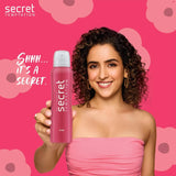 Secret Temptation Pink Deodorant for Women, Long Lasting Floral Body Spray (150ml)
