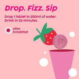 PLIX - THE PLANT FIX Glutathione Tablets With Vitamin C For Clear And Youthful Skin (Strawberry)|15 Collagen Supplements (Pack of 2)