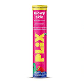 PLIX THE PLANT FIX Glutathione Fizzies with Vit C for Bright Skin-Strawberry-15 tabs