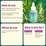 plrosehsrm - PLIX - THE PLANT FIX Rosemary Hair Growth Serum with 3% Redensyl, 4% AnaGain, 3% Baicapil, (30ml ) - Looknstyle