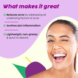 PLIX - THE PLANT FIX 2% Niacinamide Jamun Moisturizer, Helps Reduce Pimples with 2% Acne Buster, For Oily and Acne Prone Skin, With Witch Hazel & Jamun Extract (50 gm)