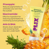 PLIX - THE PLANT FIX 5% Pineapple Foaming Facewash For Depigmentation Cleanser (100ml)