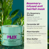 plrosehsimsk - PLIX - THE PLANT FIX Rosemary Anti - Hair Fall Treatment Advanced Hair Mask (200g) - Looknstyle