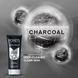 POND'S Bright Miracle Detox Facewash | 10X Power of Activated Charcoal (150g)