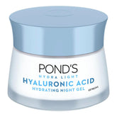 Pond's Hydra Light Hyaluronic Acid Hydrating Night Gel - Plumps Skin for 72 Hours (50gm)