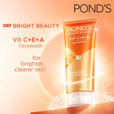 ponia - POND'S Bright Beauty Vit C+E+A Gel Face Wash (100ml) - Looknstyle