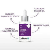 The Derma Co Pore Minimizing Face Serum for open Pores - 30 ml