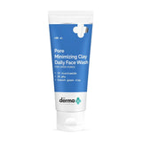 The Derma Co Pore Minimizing Clay Daily Face Wash with 1% Niacinamide & 2% PHA for Open Pores - 100 ml