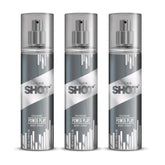 lapopde - Layer'r Shot Power Play Deodorant For Men | Long - Lasting Premium With Powerful Masculine Fragrance - 135ml (Pack of 3) - Looknstyle