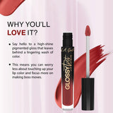 L.A GIRL Glossy Tint Lip Stain-Adored | High Gloss Shine | Long-Lasting Stain | Smooth, Non-Drying Formula | Precise, Doe-Foot Applicator | Cruelty-Free & Paraben-Free | 2.9 Gm