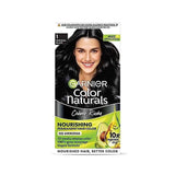 Garnier, Hair Colouring Creme, Long-lasting Colour, Smoothness & Shine, Color Naturals, Shade: 1 Natural Black, 70ml + 60g