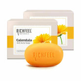 ri1 - Richfeel Calendula Acne Soap, 75g (Pack of 2) - Looknstyle