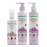 Mamaearth Rosemary Hair Fall Control Kit (Oil-150ml, Shampoo-250ml & Conditioner-250ml) For Men & Women