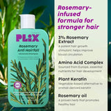 PLIX - THE PLANT FIX Rosemary Anti Hairfall Regime| Advanced Shampoo-200ml & Conditioner -175ml