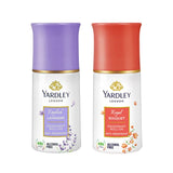 Yardley London Royal Bouquet and English Lavender Deodorant Roll-on For Men & Women - 50ml (Pack of 2)