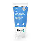 The Derma Co. 2% Salicylic Acid Gel Face Wash | For Oily Skin | With Salicylic Acid & Witch Hazel | Treats Active Acne (100ml)