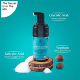 Pilgrim Korean 1.5% Salicylic(Bha) & 2% Glycolic Acid(Aha) Foaming Face Wash (120ml)