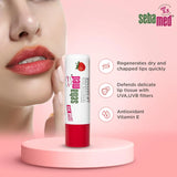SebaMed Lip Defense Lip Balm With Spf 30 + Vit E | Regenerates Dry, Chapped Lips | Intensive Care With Vit E, Jojoba Oil & Chamomile | Clinically Tested | For Men & Women, 4.8 Gm, Strawberry