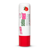 SebaMed Lip Defense Lip Balm With Spf 30 + Vit E | Regenerates Dry, Chapped Lips | Intensive Care With Vit E, Jojoba Oil & Chamomile | Clinically Tested | For Men & Women, 4.8 Gm, Strawberry