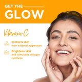 Simple Vitamin C Glow Face Wash for sensitive, dry & oily skin | 100% soap-free gentle cleanser for women & men