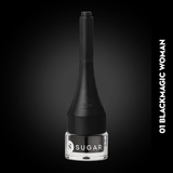 SUGAR Cosmetics Born To Wing Gel Eyeliner with Brush | Smudgeproof & Matte | Lasts Upto 12 hrs - 01 Blackmagic Woman