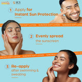 Suncros Matte Finish Face Sunscreen Soft Lotion With SPF 50+ (60ml)