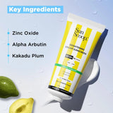 sucbcsun - SunScoop Brightening Daily Cream Sunscreen SPF 50 With Niacinamide + Alpha Arbutin for Radiant Skin | Ideal for All Skin Type | 45g - Looknstyle