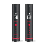 TAFT Schwarzkopf Power Hair Spray With Caffeine Formula For Strengthening Hair Hold 5,72Hr Hold 250ml (Pack of 2)