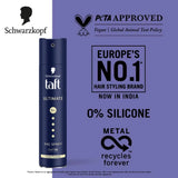 TAFT Schwarzkopf TAFT Ultimate Hair Spray For Hair With Crystal Shine | Hold 5+ For 72H hold 250ml (Pack of 2)