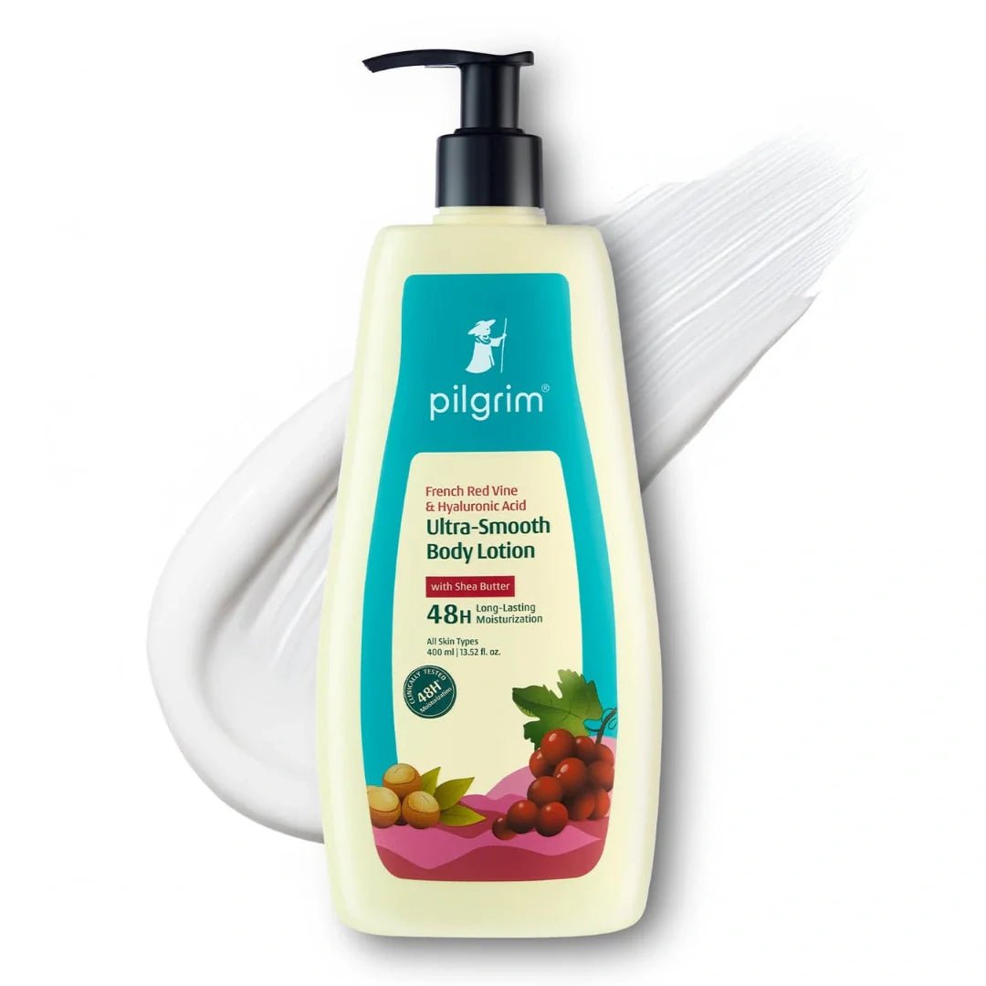 plusbl - Pilgrim French Red Vine & Hyaluronic Acid Ultra Smooth Body Lotion (400ml) - Looknstyle