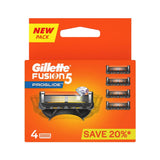 Gillette Fusion Proglide Blades for men with styling back blade - 4 count for Perfect Shave and Perfect Beard Shape