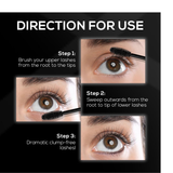 RENEE Volumax Mascara Black 10ml | Quick Dry, Waterproof, Long Lasting Weightless Formula | Volumizes, Lengthens & Conditions the Lashes With Intense Color | 360 - Degree Wand for Clump Free Application