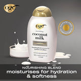 OGX Nourishing + Coconut Milk Moisturizing Conditioner For Strong & Healthy Hair, 385ml