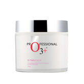 O3+ D-TAN Professional Face Pack for Instant Tan Removal & Glowing Skin with Lactic Acid, Pea Extract & Mint Extract - Ideal for All Skin Types (300g) | Detan Pack for Tan Removal for Face and Body