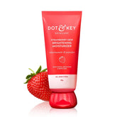 Dot & Key Strawberry Brightening Moisturizer | Niacinamide, Peptides & Hyaluronic Acid, Non-sticky, Brightens Skin, Intense Moisturization | Non-Comedogenic & Fragrance Free, Lightweight | 80g