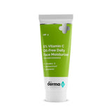 The Derma Co 5% Vitamin C Oil-Free Daily Face Moisturizer for Skin Radiance | For Oily Skin | For Skin Radiance | Non-Greasy Formula | 100 g