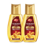 dbalmdol - Dabur Almond Hair Oil - 580ml(290ml*2) | Provides Damage Protection | Non Sticky Formula | For Soft & Shiny Hair | - Looknstyle