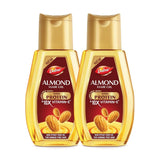Dabur Almond Hair Oil - 580ml(290ml*2) | Provides Damage Protection | Non Sticky Formula | For Soft & Shiny Hair |
