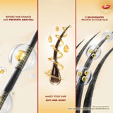 dbalmdol - Dabur Almond Hair Oil - 580ml(290ml*2) | Provides Damage Protection | Non Sticky Formula | For Soft & Shiny Hair | - Looknstyle