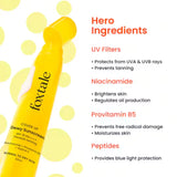 Foxtale Dewy Sunscreen SPF 70 PA++++ With Niacinamide + Provitamin B5 + Vitamin E (50 ml) (pack of 2)