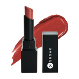 SUGAR Cosmetics Nothing Else Matter Longwear Lipstick for Women | Lasts Up To 8+ Hours| Enriched with Vitamin E | 100% Vegan | 3.2gm - 03 Rust Have
