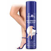 Urban Yog Hair Removal Cream Spray With Tulip Fragrance | Pain-free Body Hair Removal for Women (Blue) (130ml)