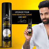 urbangabru Hair Removal Cream Spray For Men| Painless Body Hair Removal Fpray For Chest, Back, Legs & Under Arms (200 ml, Aloe Vera)