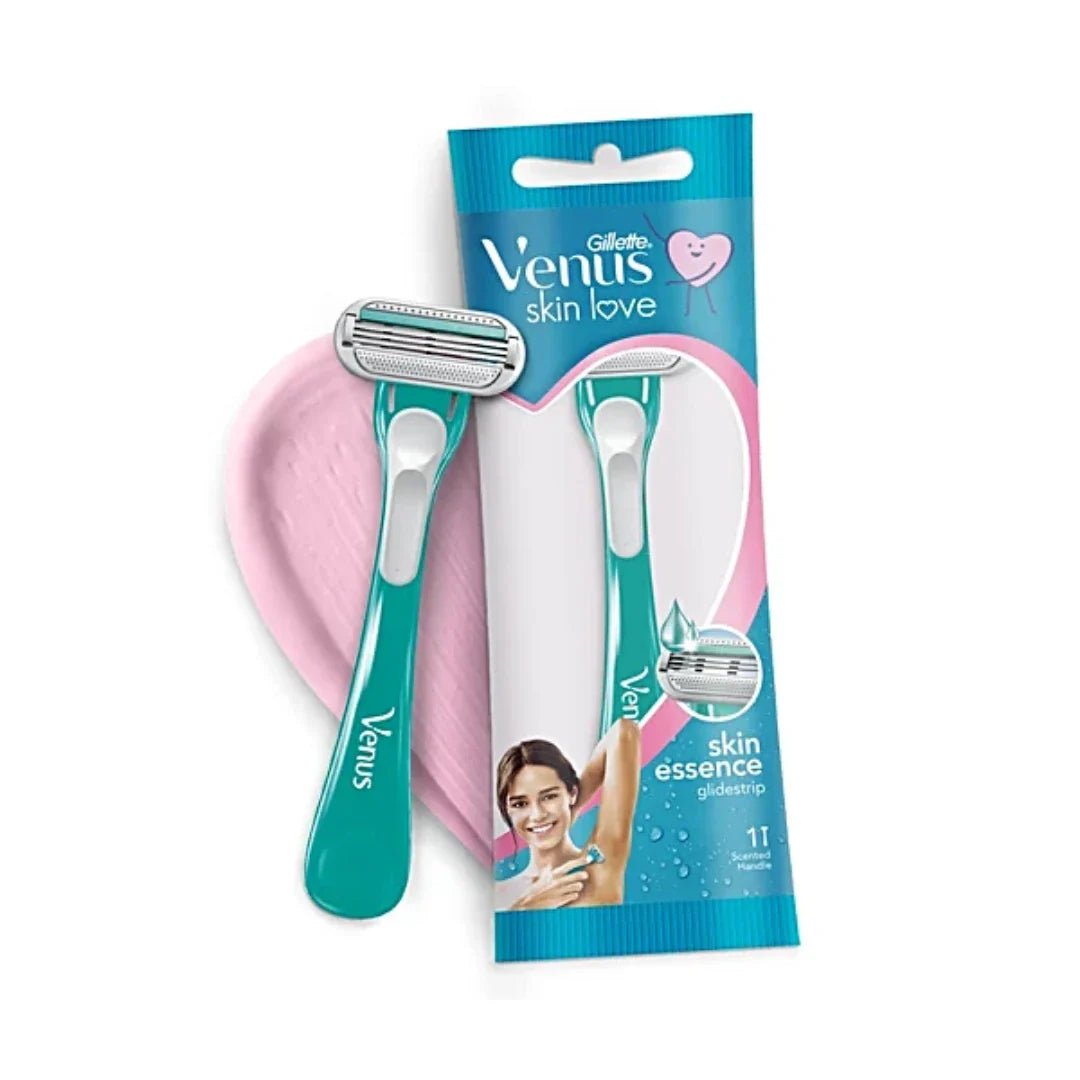 ge5 - Gillette Venus Skin Love With Skin Essence Womens Razor For Hair Removal - Pack Of 1, - Looknstyle