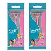 Gillette Simply Venus 3 Hair Removal Razors for Women (Pack of 2)